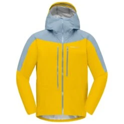 Wanderjacke Norrona Falketind Gore-Tex Paclite Jkt M's Sulphur-Blue Fog