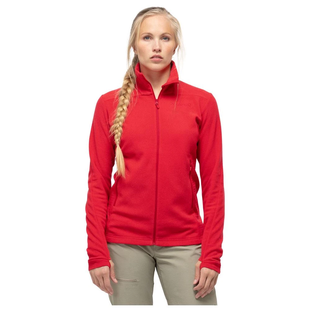 Fleece Norrona Women's Falketind Warm1 True Red 5 Fleece Norrona Women's Falketind Warm1 True Red – Bild 3