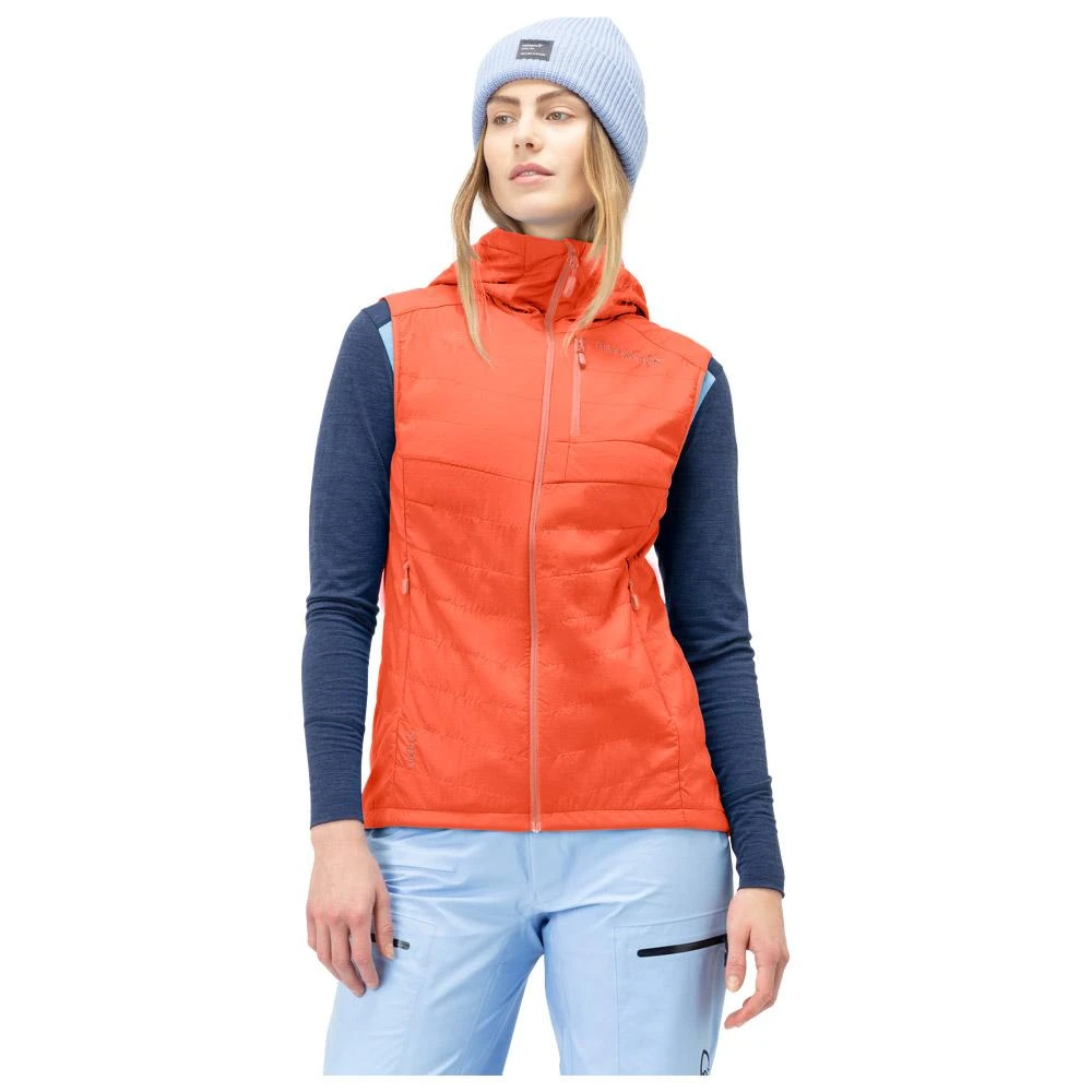 Westen Norrona Women's Lyngen Alpha90 Vest Orange Alert 5 Westen Norrona Women's Lyngen Alpha90 Vest Orange Alert – Bild 3