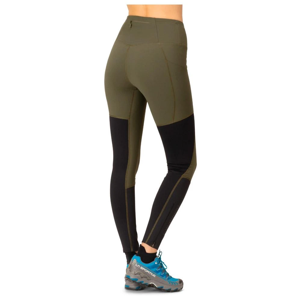 Trail-Leggings Norrona Senja Equaliser Stretch Tights W's Olive Night - Caviar 6 Trail-Leggings Norrona Senja Equaliser Stretch Tights W's Olive Night - Caviar – Bild 4