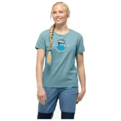 T-Shirt Norrona 29 Cotton Journey W's Tourmaline -Norrona 29f18b00614cc51a1c449e221c647359a98416fa E22NORRTEH2207260 4