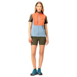 Trail-Jacke Norrona Senja Aero90 Vest W's Flamingo - Blue Fog -Norrona 32d1485e4995daaada7f837605cca64045277855 H23NORRTTH3342751 901