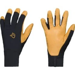 Norrona Lyngen Windstopper Lederhandschuhe - Caviar