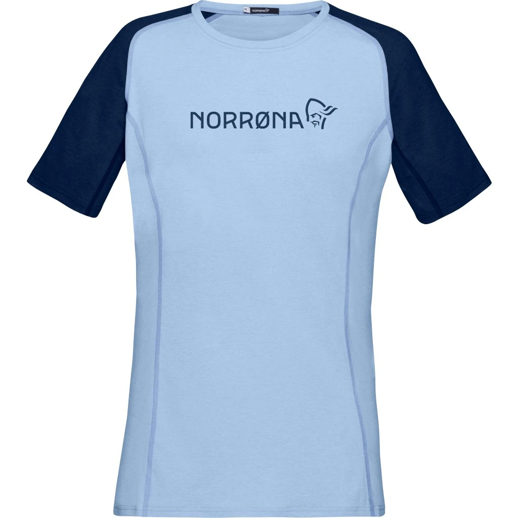 Norrona Fjørå Equaliser Lightweight T-Shirt Damen - Serenity/Indigo Night 4 Norrona Fjørå Equaliser Lightweight T-Shirt Damen - Serenity/Indigo Night – Bild 2