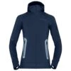 Fleece Norrona Falketind Power Grid Hood W's Indigo Night
