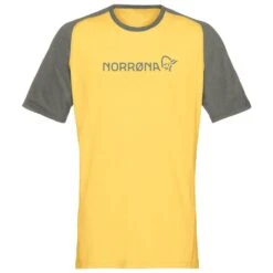 MTB Trikot Norrona Fjørå Equaliser Lightweight M's Olive Night Lemon Chrome