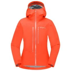 Bergsteigerjacke Norrona Falketind Gore-Tex Paclite W's Jkt Orange Alert