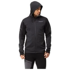 Fleece Norrona Trollveggen Powerstretch Pro Zip Hood M's Caviar -Norrona 5e52aca2b100badd56b435debc99babc9bd1a18d E22NORRTTH1207275 4