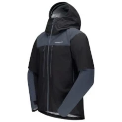 Funktionsjacke Norrona Trollveggen Gore-Tex Pro Light Jkt M's Caviar Cool Black