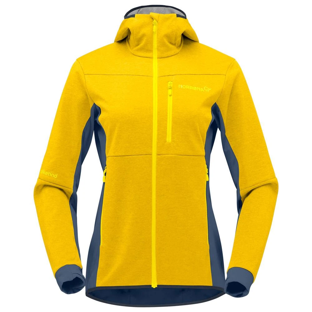Fleece Norrona Falketind Warm2 Octa Hood W's Sulphur 3 Fleece Norrona Falketind Warm2 Octa Hood W's Sulphur
