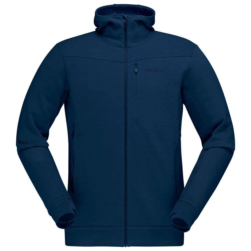 Fleece Norrona Falketind Warmwool2 Stretch Zip Hood Indigo Night 3 Fleece Norrona Falketind Warmwool2 Stretch Zip Hood Indigo Night