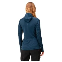 Fleece Norrona Falketind Power Grid Hood W's Indigo Night -Norrona 8509e4c197ccff69931ee87785025e6799f52b91 E23NORRTTH3342871 6