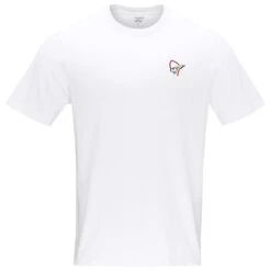T-Shirt Norrona 29 Cotton Vikinghead Embroidery Pure White