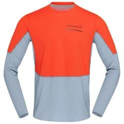Trail T-Shirt Norrona Senja Equaliser Lightweight Long Sleeve M's Arednalin