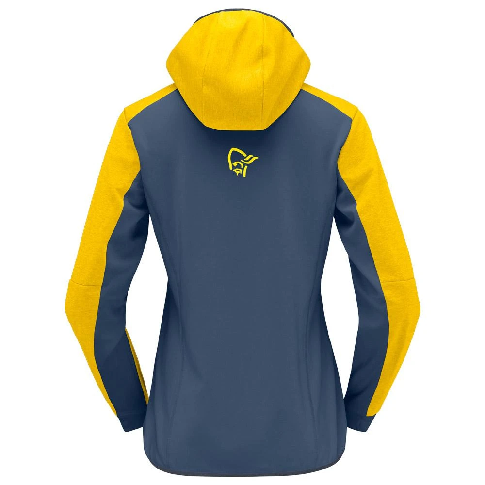 Fleece Norrona Falketind Warm2 Octa Hood W's Sulphur 4 Fleece Norrona Falketind Warm2 Octa Hood W's Sulphur – Bild 2