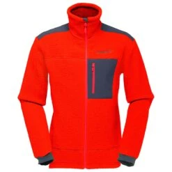 Fleece Norrona Trollveggen Thermal Pro Jkt M's Adrenalin