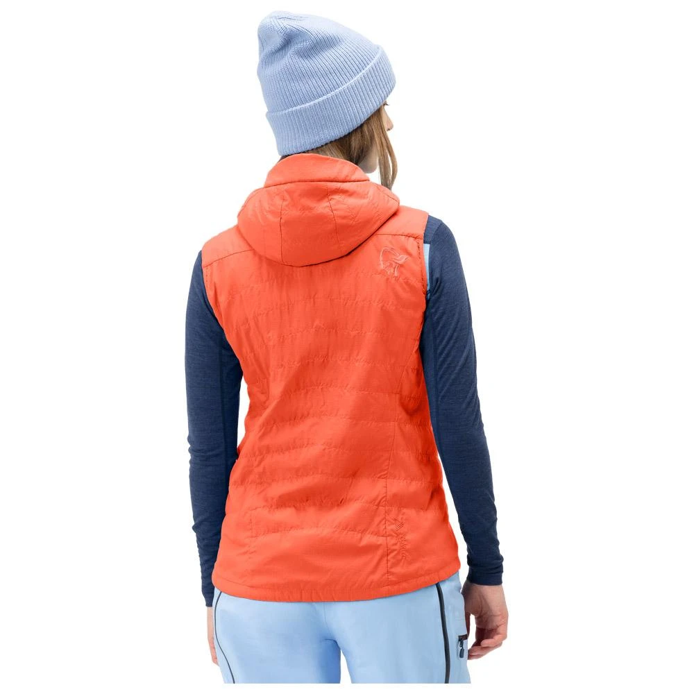 Westen Norrona Women's Lyngen Alpha90 Vest Orange Alert 6 Westen Norrona Women's Lyngen Alpha90 Vest Orange Alert – Bild 4
