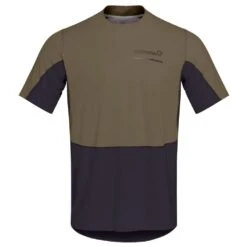 Trail T-Shirt Norrona Senja Equaliser Lightweight T-shirt M's Olive Night