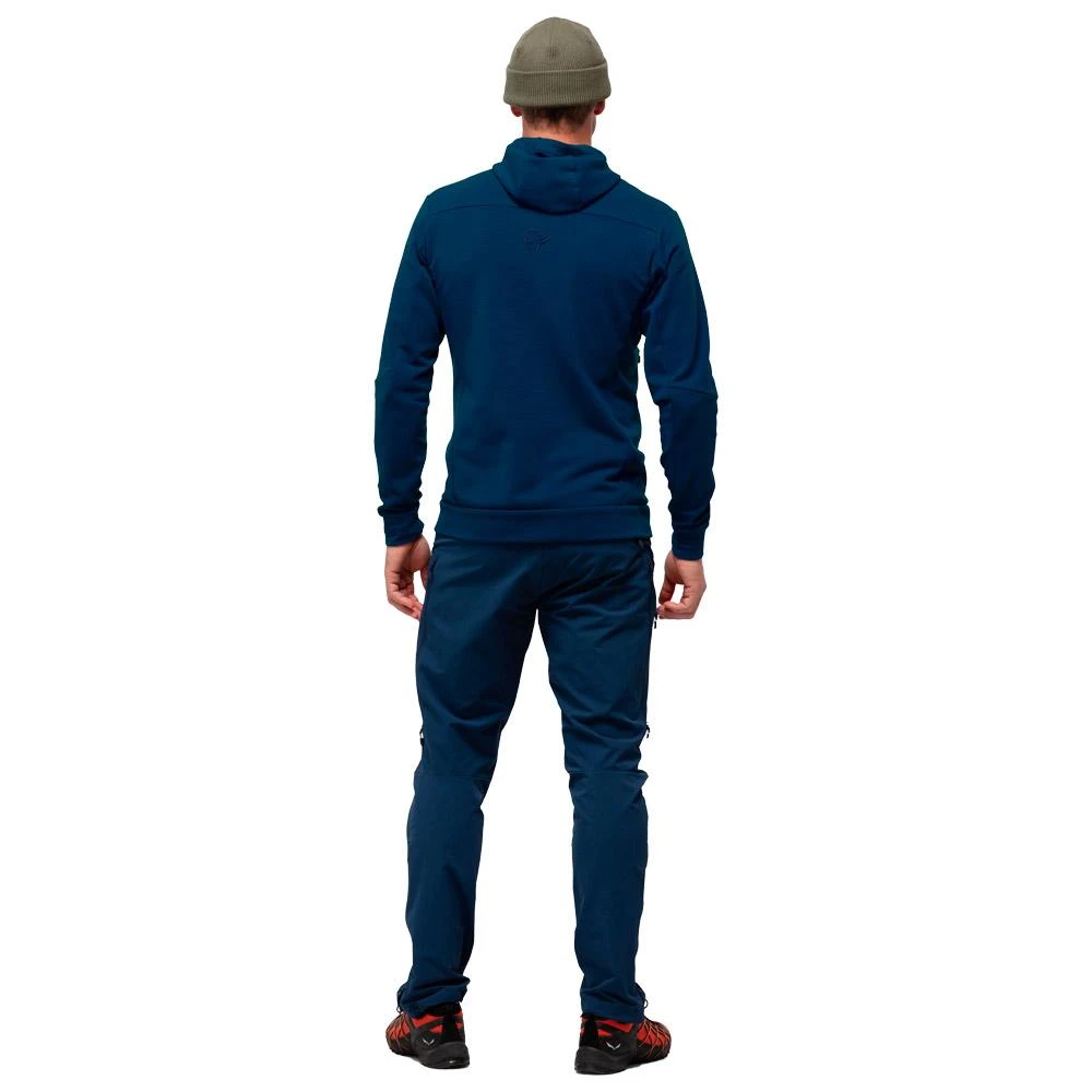 Fleece Norrona Falketind Warmwool2 Stretch Zip Hood Indigo Night 8 Fleece Norrona Falketind Warmwool2 Stretch Zip Hood Indigo Night – Bild 6
