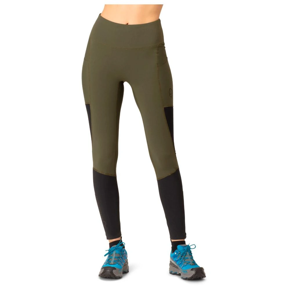 Trail-Leggings Norrona Senja Equaliser Stretch Tights W's Olive Night - Caviar 5 Trail-Leggings Norrona Senja Equaliser Stretch Tights W's Olive Night - Caviar – Bild 3