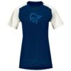 MTB Trikot Norrona Fjørå Wool T-Shirt W's Indigo Night Snowdrop -Norrona a31de576dacc6fd03fc7adfca429fc8057b5ad69 E22NORRVTT2220446 0