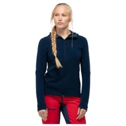 Fleece Norrona Women's Falketind Warmwool2 Stretch Zip Hood Indigo Night -Norrona a3b31e8f6853f9c5ba68e7c4890768f4956d3003 H22NORRTTH1187253 12