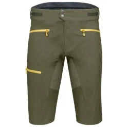MTB Shorts Norrona Fjørå Flex1 Mid Weight M's Olive Night Lemon Chrome