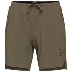 Trail-Shorts Norrona Senja Flex1 8" Shorts W's Olive Night