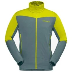 Fleece Norrona Falketind Warm1 Stretch Sulphur Spring North Atlantic