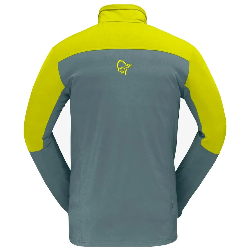 Fleece Norrona Falketind Warm1 Stretch Sulphur Spring North Atlantic 4 Fleece Norrona Falketind Warm1 Stretch Sulphur Spring North Atlantic – Bild 2
