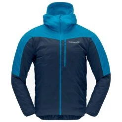 Technische Jacke Norrona Falketind Aero60 Hood M's Hawaïïan Surf / Indigo Ni -Norrona c6a10a9bbee033f9a34aeeadd271e7239f0333bb E22NORRTEH1204944 1