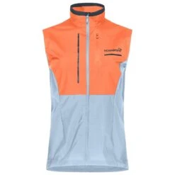 Trail-Jacke Norrona Senja Aero90 Vest W's Flamingo - Blue Fog