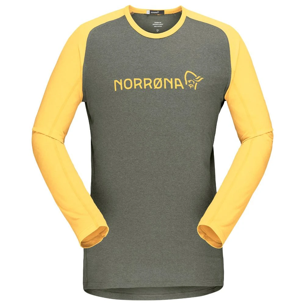 MTB Trikot Norrona Fjørå Equaliser Lightweight LS Olive Night Lemon Chrome 3 MTB Trikot Norrona Fjørå Equaliser Lightweight LS Olive Night Lemon Chrome