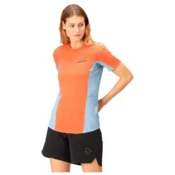 Trail T-Shirt Norrona Senja Equaliser Lightweight T-shirt W's Flamingo -Norrona dc04f92eaf28b4cafefa5f371922a11edf544472 E23NORRTTH3342735 5