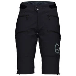 MTB Shorts Norrona Fjørå Flex1 Heavy Duty W's Caviar Castor Grey