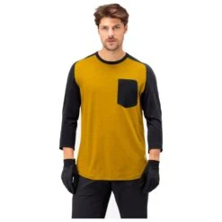 MTB Trikot Norrona Skibotn Wool 3/4 M's Golden Palm -Norrona e7273e9943b6839c09d855c13491267f871e5001 E22NORRVTT1207843 4