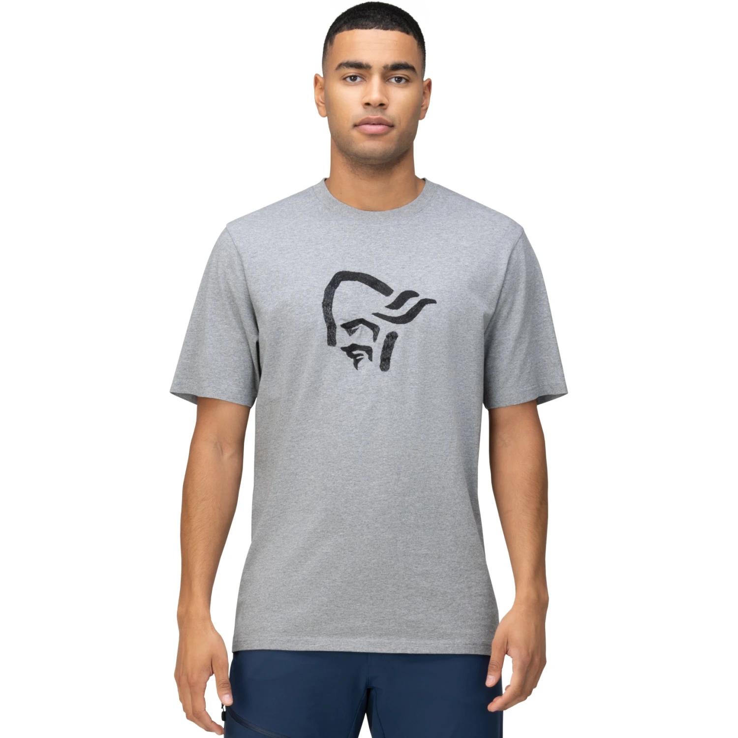 Norrona /29 Cotton Material Viking T-Shirt Herren - Grey Melange 3 Norrona /29 Cotton Material Viking T-Shirt Herren - Grey Melange