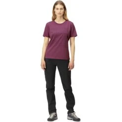 Norrona /29 Cotton Matrix T-Shirt Damen - Violet Quartz 10 Norrona /29 Cotton Matrix T-Shirt Damen - Violet Quartz -Norrona norrona 29 cotton matrix t shirt women violet quartz model 1 1400208