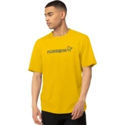 Norrona /29 Cotton Norrøna Viking T-Shirt Herren - Sulphur