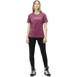 Norrona /29 Cotton Norrøna Viking T-Shirt Damen - Violet Quartz -Norrona norrona 29 cotton norrona viking t shirt women violet quartz model 1 1400210