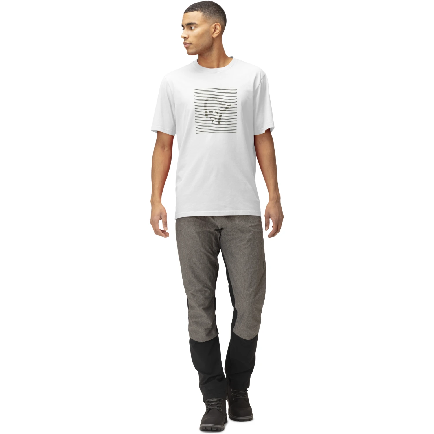 Norrona /29 Cotton Shutter Viking T-Shirt Herren - Pure White 4 Norrona /29 Cotton Shutter Viking T-Shirt Herren - Pure White – Bild 2