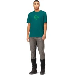 Norrona /29 Cotton Viking T-Shirt Herren - Everglade -Norrona norrona 29 cotton viking t shirt men everglade 4 1519300
