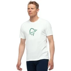 Norrona /29 Cotton Viking T-Shirt Herren - Pure White