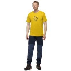 Norrona /29 Cotton Viking T-Shirt Herren - Sulphur -Norrona norrona 29 cotton viking t shirt men sulphur model 1 1400228