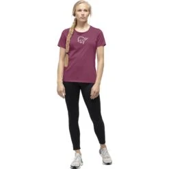 Norrona /29 Cotton Viking T-Shirt Damen - Violet Quartz -Norrona norrona 29 cotton viking t shirt women violet quartz model 1 1400222