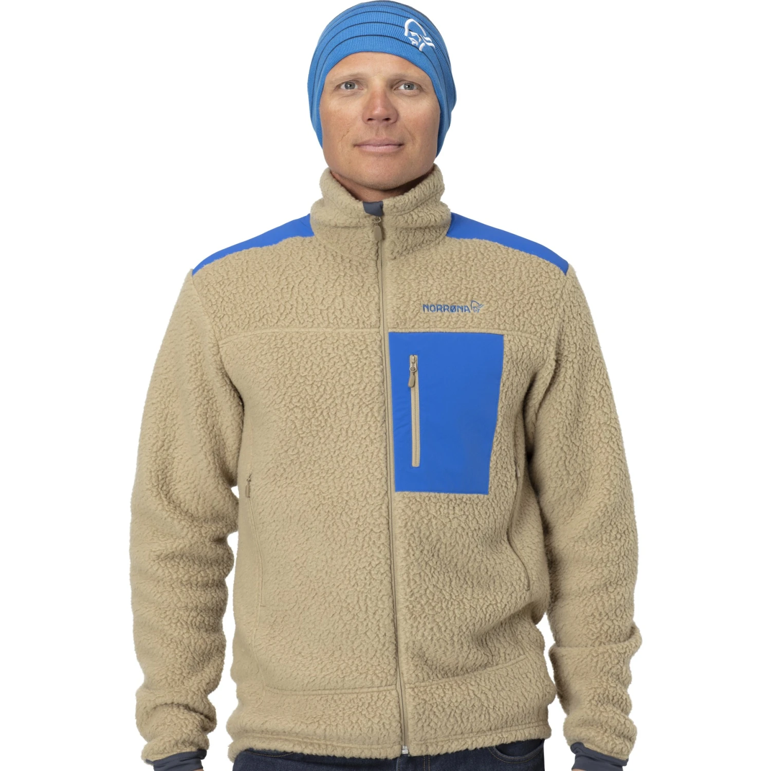 Norrona /29 Light Beanie - Campanula/Indigo Night 4 Norrona /29 Light Beanie - Campanula/Indigo Night – Bild 2