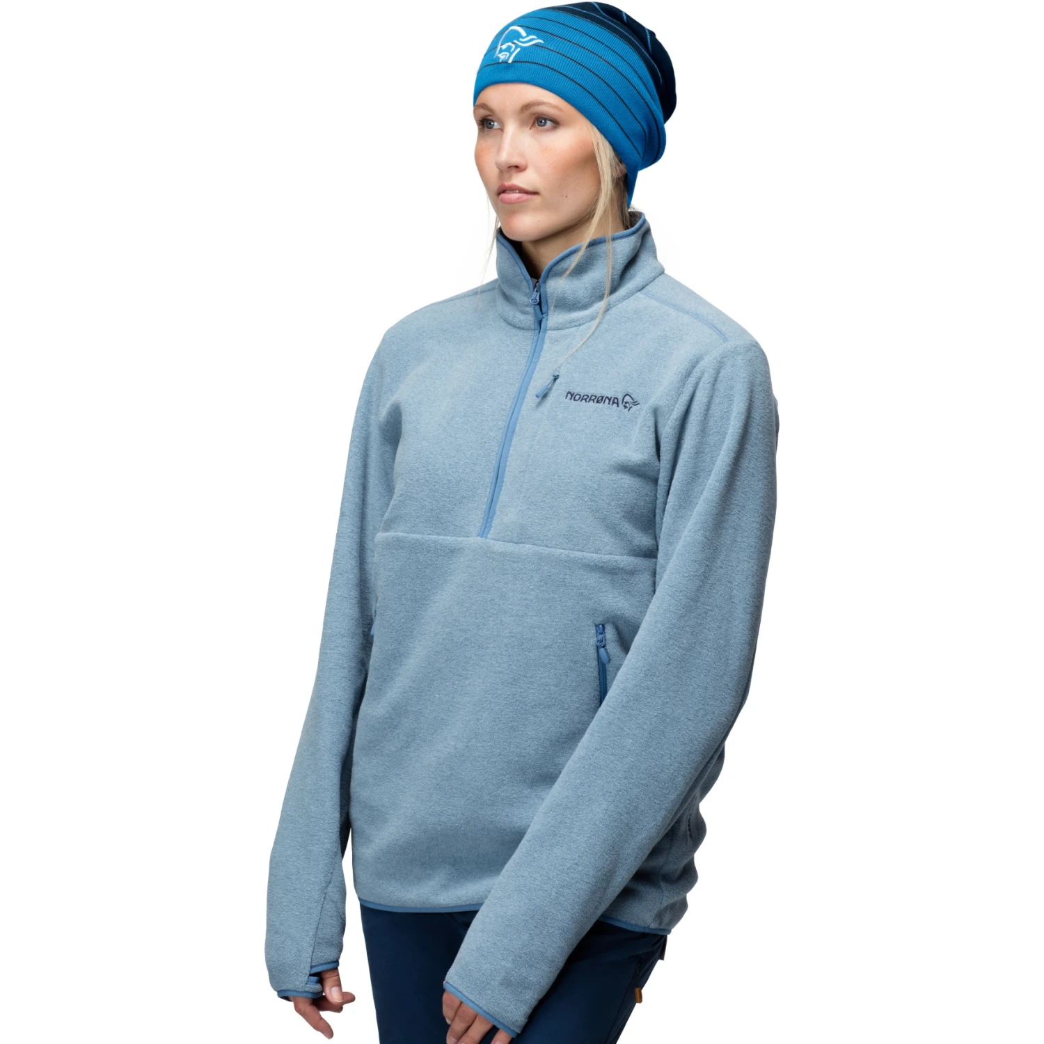 Norrona /29 Light Beanie - Campanula/Indigo Night 6 Norrona /29 Light Beanie - Campanula/Indigo Night – Bild 4