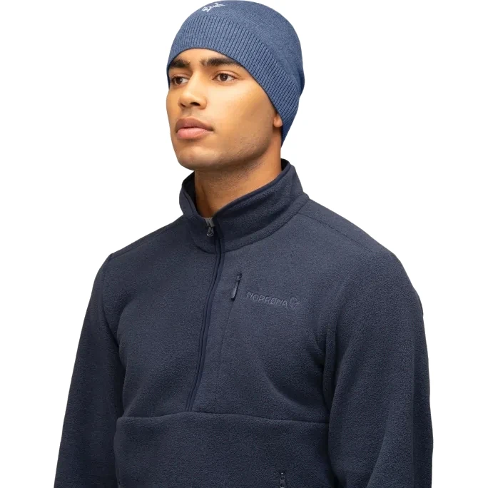 Norrona /29 Light MerinoUll Mütze - Vintage Indigo Melange 4 Norrona /29 Light MerinoUll Mütze - Vintage Indigo Melange – Bild 2