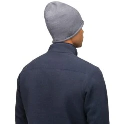 Norrona /29 Light MerinoUll Roll Edge Mütze - Grey Melange -Norrona norrona 29 light merinoull roll edge beanie grey melange 2 1544034