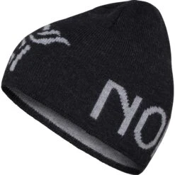 Norrona /29 MerinoUll Logo Mütze - Caviar Melange